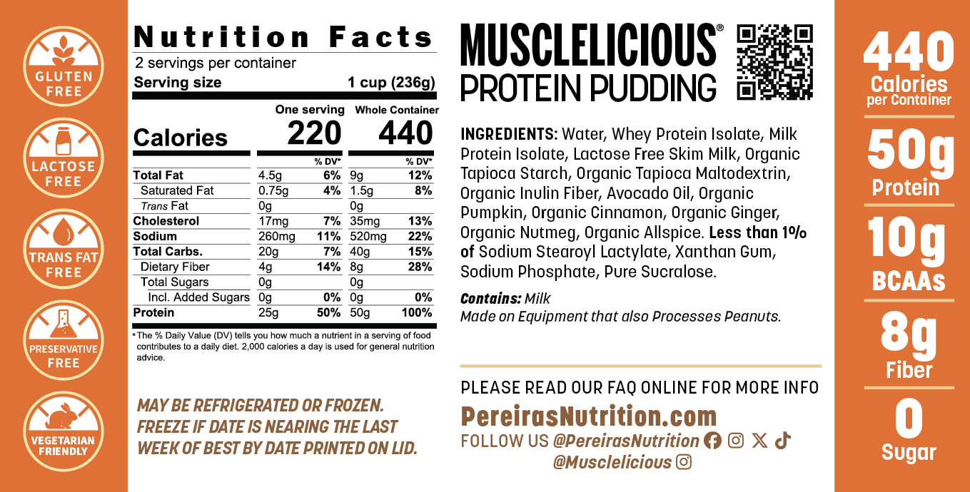 Pumpkin Spice Protein Pudding