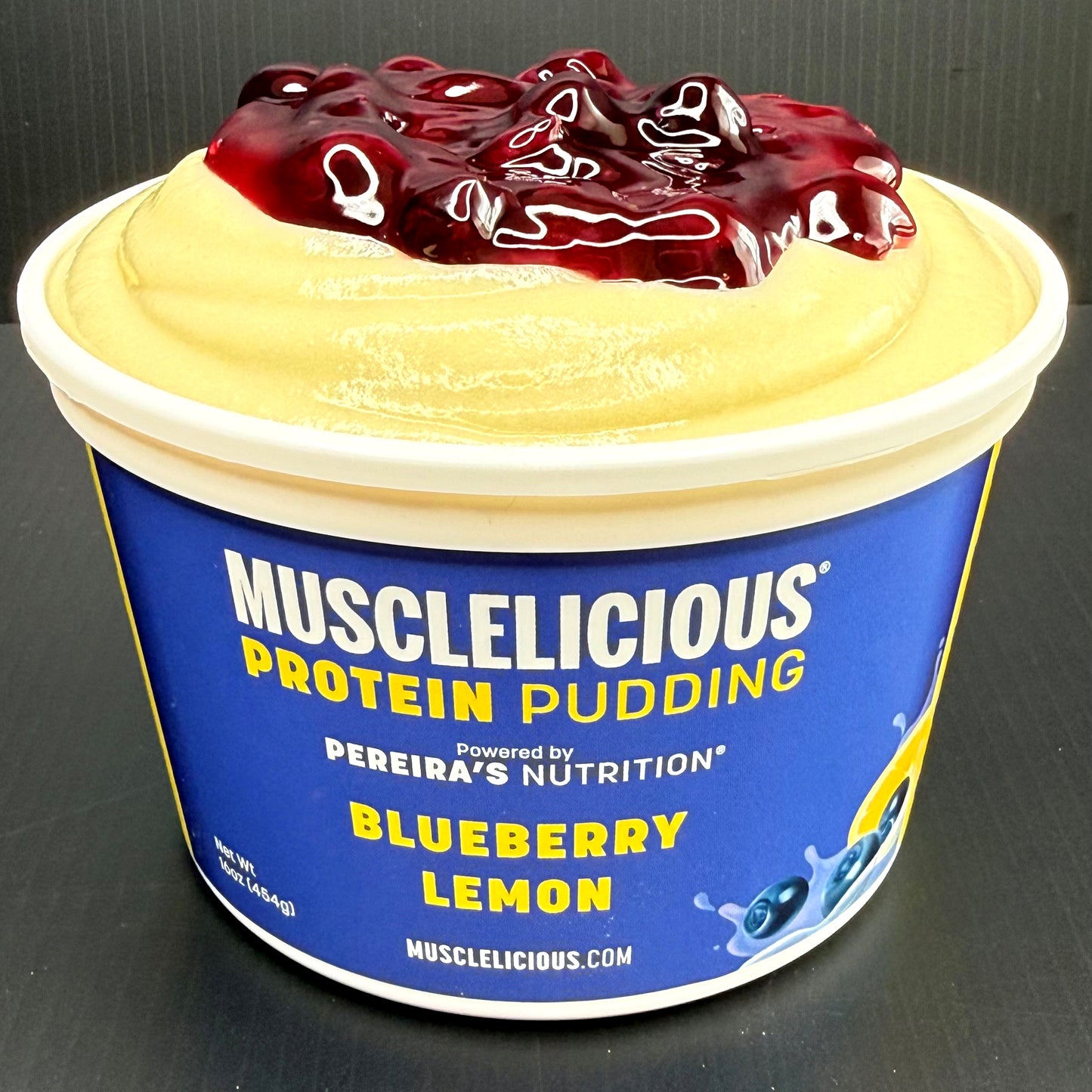 MUSCLELICIOUS® Blueberry Lemon Protein Pudding