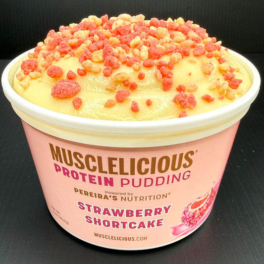 MUSCLELICIOUS® Strawberry Shortcake Protein Pudding