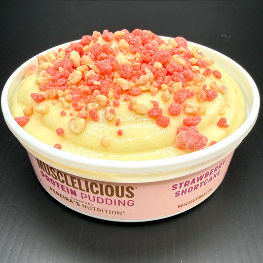 MUSCLELICIOUS® Strawberry Shortcake Protein Pudding
