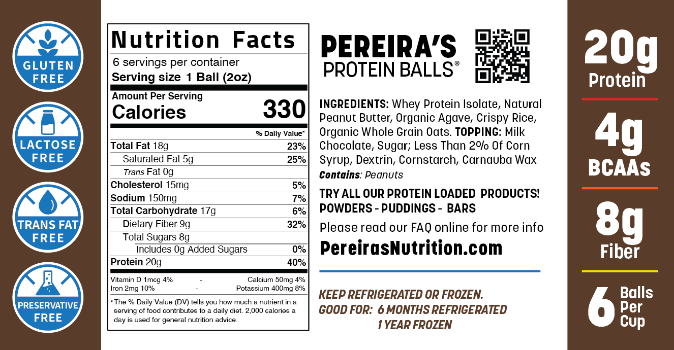M&M Protein PB Balls