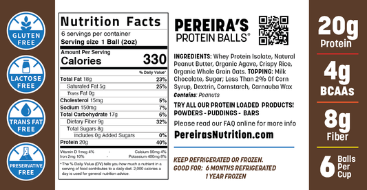 M&M Protein PB Balls