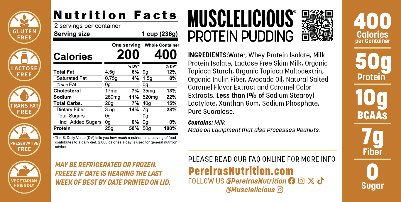 Salted Caramel Protein Pudding