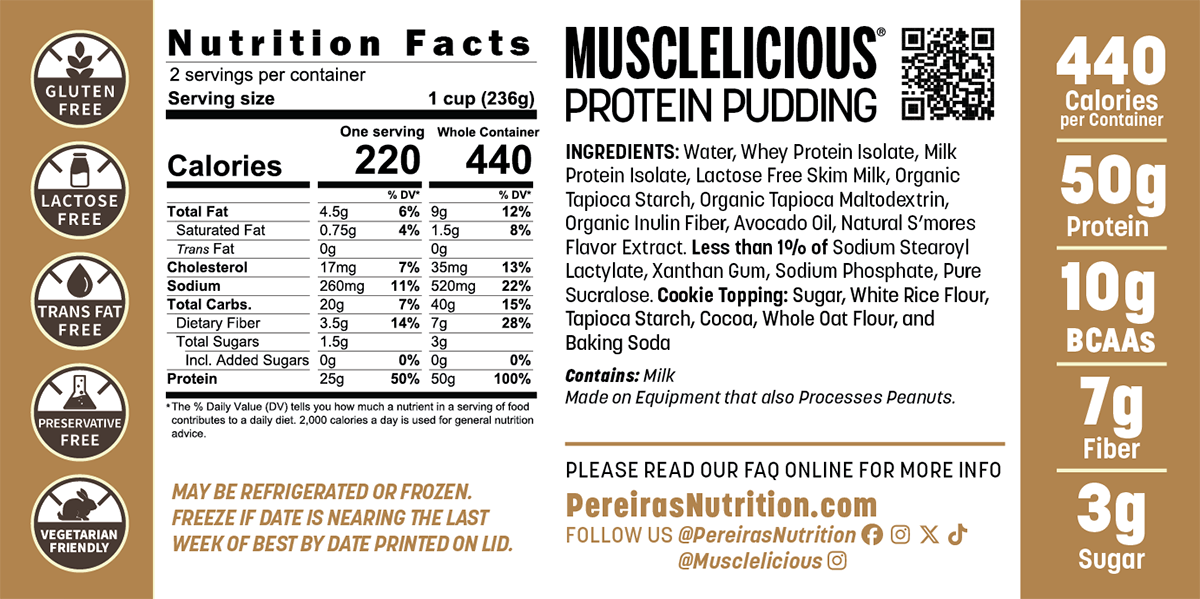 S'mores Protein Pudding