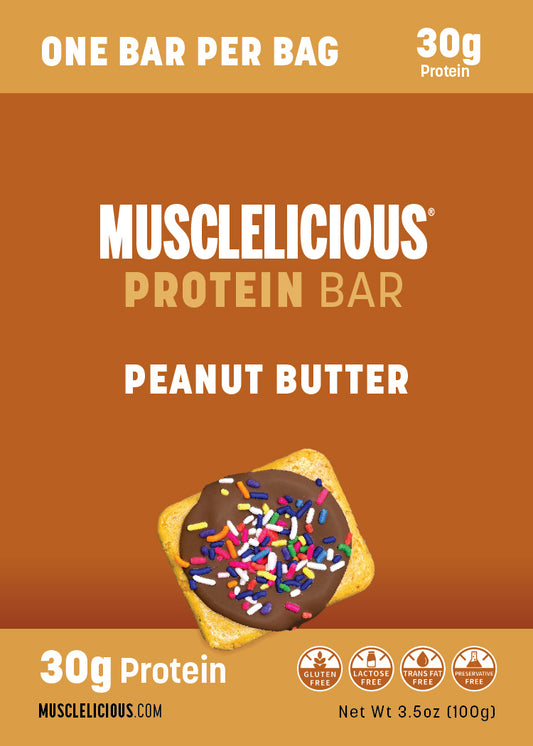 MUSCLELICIOUS® Peanut Butter Protein Bar